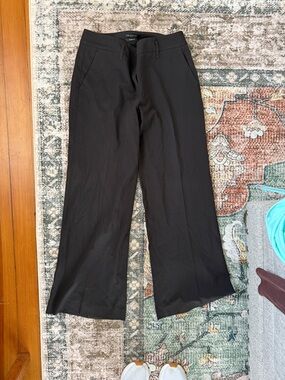 slim fit dress slacks Cassidy High Rise Straight Corduroy Pants